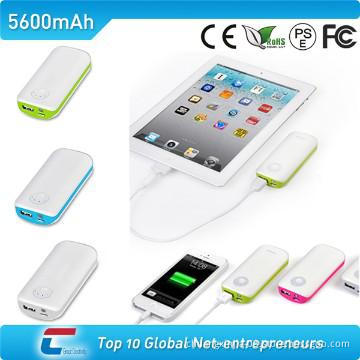 Sanyo cell external mobile charger with LED torch and double USB outp